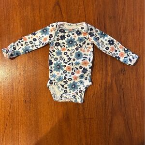 Carter's Floral Print Baby Onesie